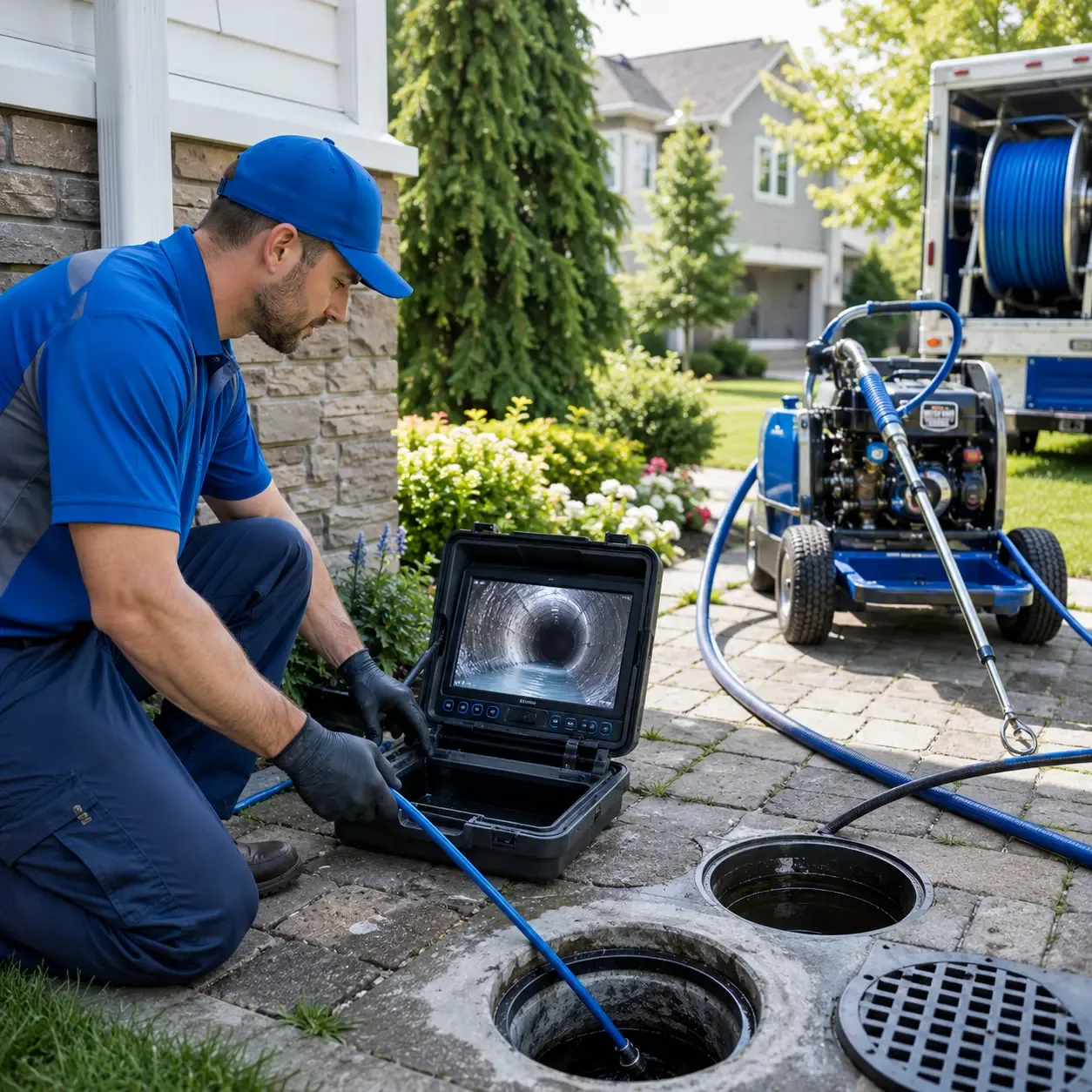 Outdoor drain cleaning professionals serving Canehill, AR